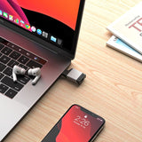 Compact Alogic Ultra MINI USB-C to HDMI adapter in space grey, supports up to 4K/60Hz for seamless video and audio.