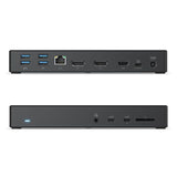 Alogic USB-C Triple Display Docking Station with 100W power, supporting 3 displays, 4K resolution, and multiple connectivity options.