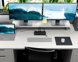 Alogic MA3 USB-C Docking Station with 100W power, supports triple displays, 4K output, and multiple connectivity options.