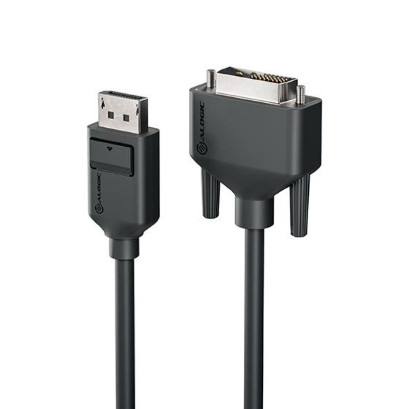 Alogic Elements DisplayPort to DVI Cable â€“ Male to Male - 2m