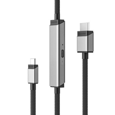 Alogic Ultra USB-C to HDMI Cable, 100W PD passthrough, 4096x2160@60Hz, HDR support, ideal for seamless device connectivity.