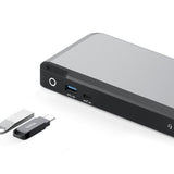 Alogic DX2 Dual 4K Display Docking Station with 100W PD for expanded productivity and versatile connectivity options.