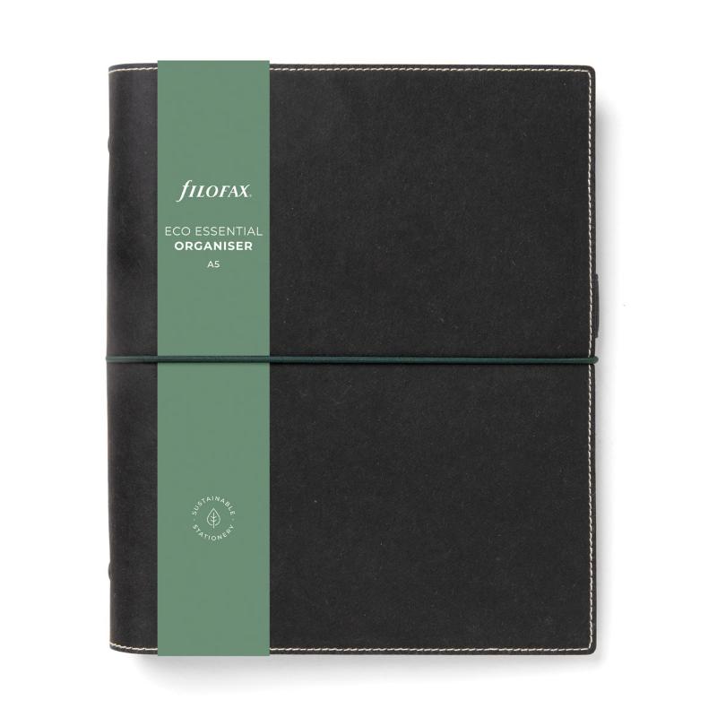 Filofax Eco Essential A5 Organiser Ebony