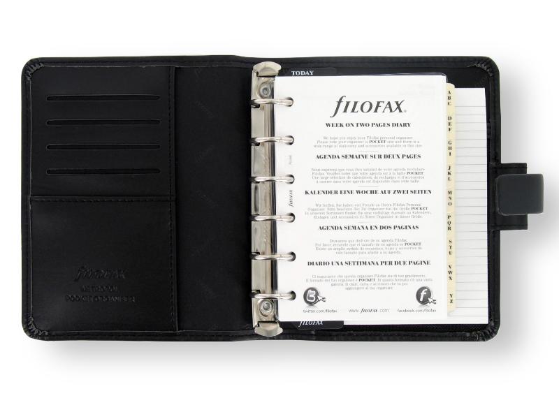 Filofax Organiser Metropol Pocket Black