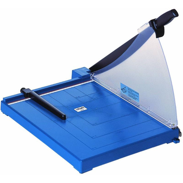 Ledah 404 A3 Plastic Guillotine for precise cutting of A6 to A3 paper, featuring safety lock and durable ABS construction.