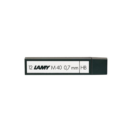 Lamy M40 0.7mm HB pencil leads - 12 high-quality German leads for smooth, consistent writing in all Lamy mechanical pencils.