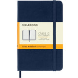 Moleskine Notebook Pocket Sapphire Blue Hard Cover Ruled