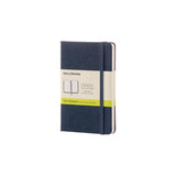 Moleskine Notebook Pocket Sapphire Blue Hard Cover Plain