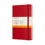 Moleskine Notebook Medium Scarlet Red Hard Cover Ruled