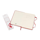 Moleskine Notebook Medium Scarlet Red Hard Cover Ruled