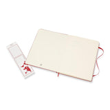 Moleskine Notebook XL Scarlet Red Hard Cover Ruled