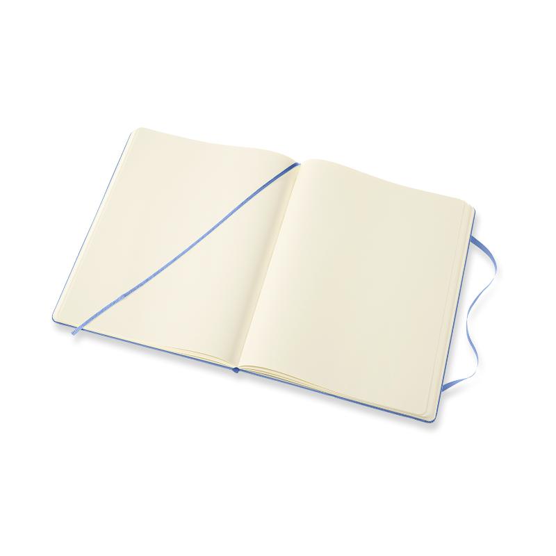 Moleskine Notebook XL Plain Hydrangea Blue Hard