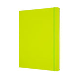 Moleskine Notebook XL Plain Lemon Green Hard