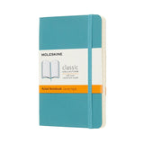 Moleskine Notebook Pocket Ruled Reef Blue Soft