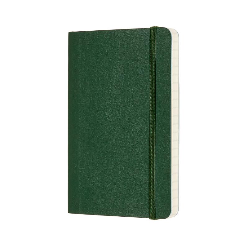 Moleskine Notebook Pocket Ruled Myrtle Green Soft