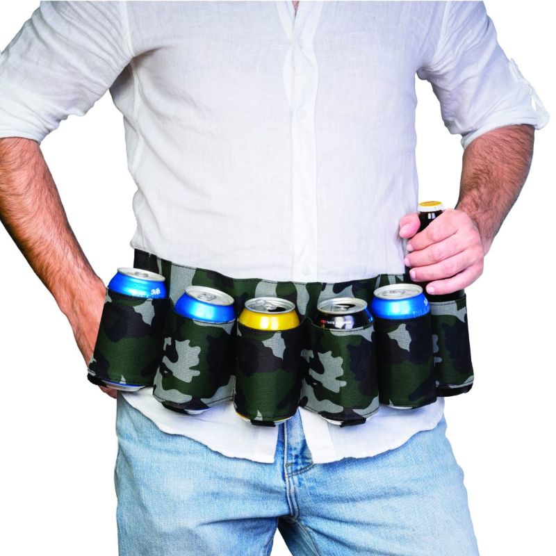 Camo Beer Belt Holder (53cm)