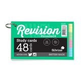 Luxpad Revision Study Cards 5x3 Ruled Assorted Colours with Binding Ring