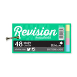 Colorful Luxpad Revision Study Cards with binding ring, perfect for notes, revision, and organizing study materials.