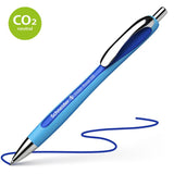 Schneider Slider Rave Extra Broad Blue pen with ergonomic grip, smooth Viscoglide® ink, and eco-friendly design.