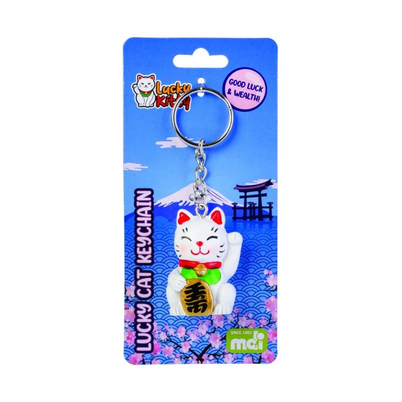 Keychain - Lucky Kitty (Set of 12)