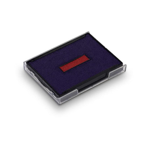Trodat Pad 6/4927/2 in blue and red for clean, crisp stamping with easy cartridge replacement and a 12-month warranty.