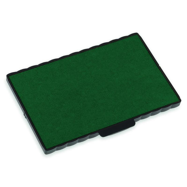 Trodat Pad 6/512 Green ink pad, ideal for crisp prints and easy cartridge replacement, non-toxic and perfect for stamping projects.