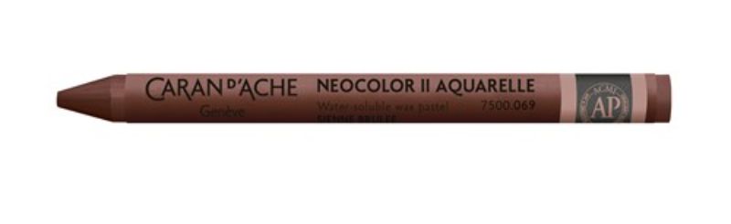 Crayon - Caran D’ache Neocolor Ii Burnt Sienna - Pack of 10