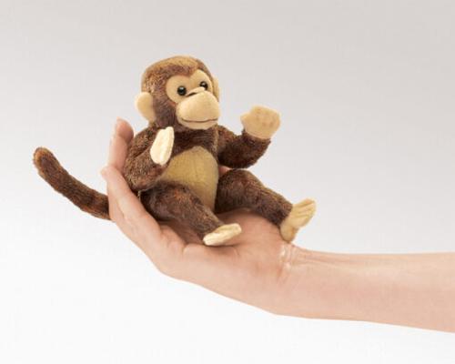 Pack of 3 Mini Monkey Puppets Finger Puppets