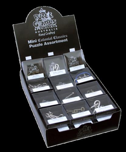 Metal Brainteasers – 36 Piece POS