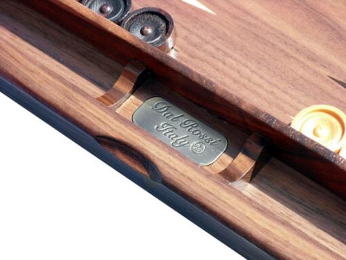 Backgammon DAL ROSSI Deluxe Walnut Burl