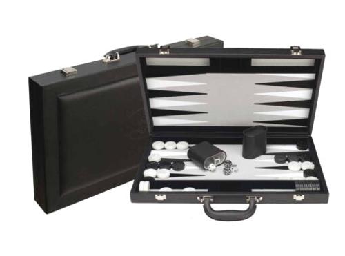 Dal Rossi Backgammon 18 PU Leather Black