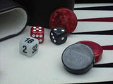 Dal Rossi Backgammon 15 PU Leather Brown