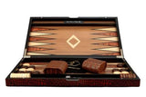 Wooden Crocodile Engraved Design Backgammon 18