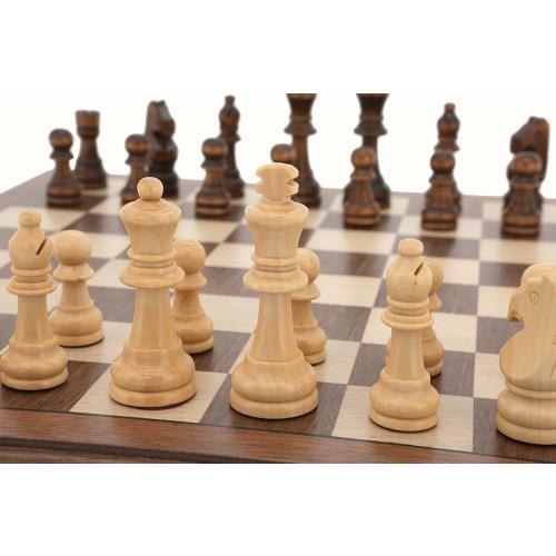 Dal Rossi Walnut Chess Set 38cm