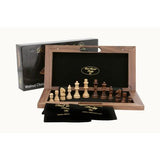 Dal Rossi Walnut Chess Set 44cm