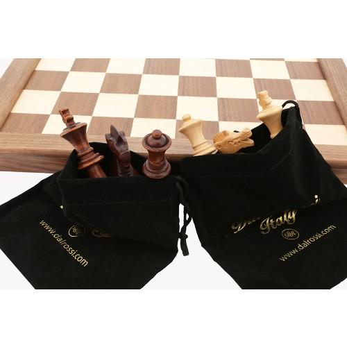 Dal Rossi Walnut Chess Set 44cm