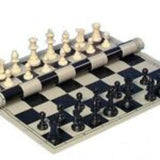 Chess board, tournament folding, PVC 50cm with pieces