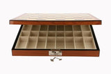 Dal Rossi Walnut Finish Chess Box 20 (51cm)