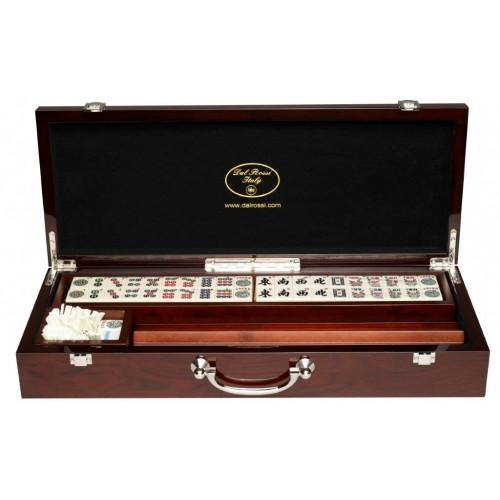 Deluxe Dal Rossi Mahjong Set with Racks