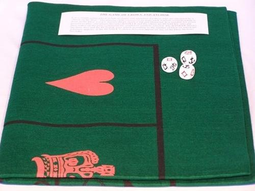 Crown and Anchor dice and mat