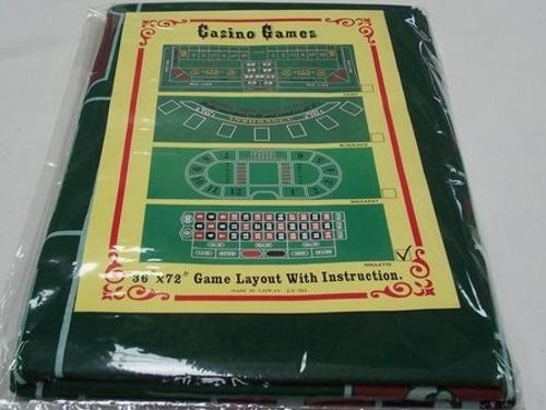 Felt Roulette Mat, large
