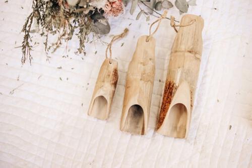 Bamboo Scoop set of 3
