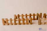 Wooden Fences (Set of 4)
