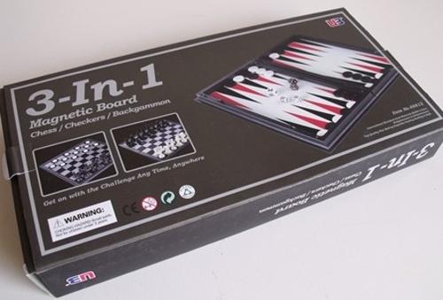 Magnetic 3 in 1 (Chess / Checkers / Backgammon) 12.5
