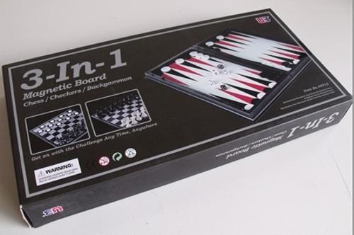 Magnetic 3 in 1 (Chess / Checkers/ Backgammon) 14