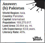 Word Teasers World Geography