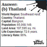 Word Teasers World Geography