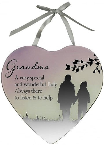 Mirror Plaque - Reflections Of The Heart - Grandma - Set of 6