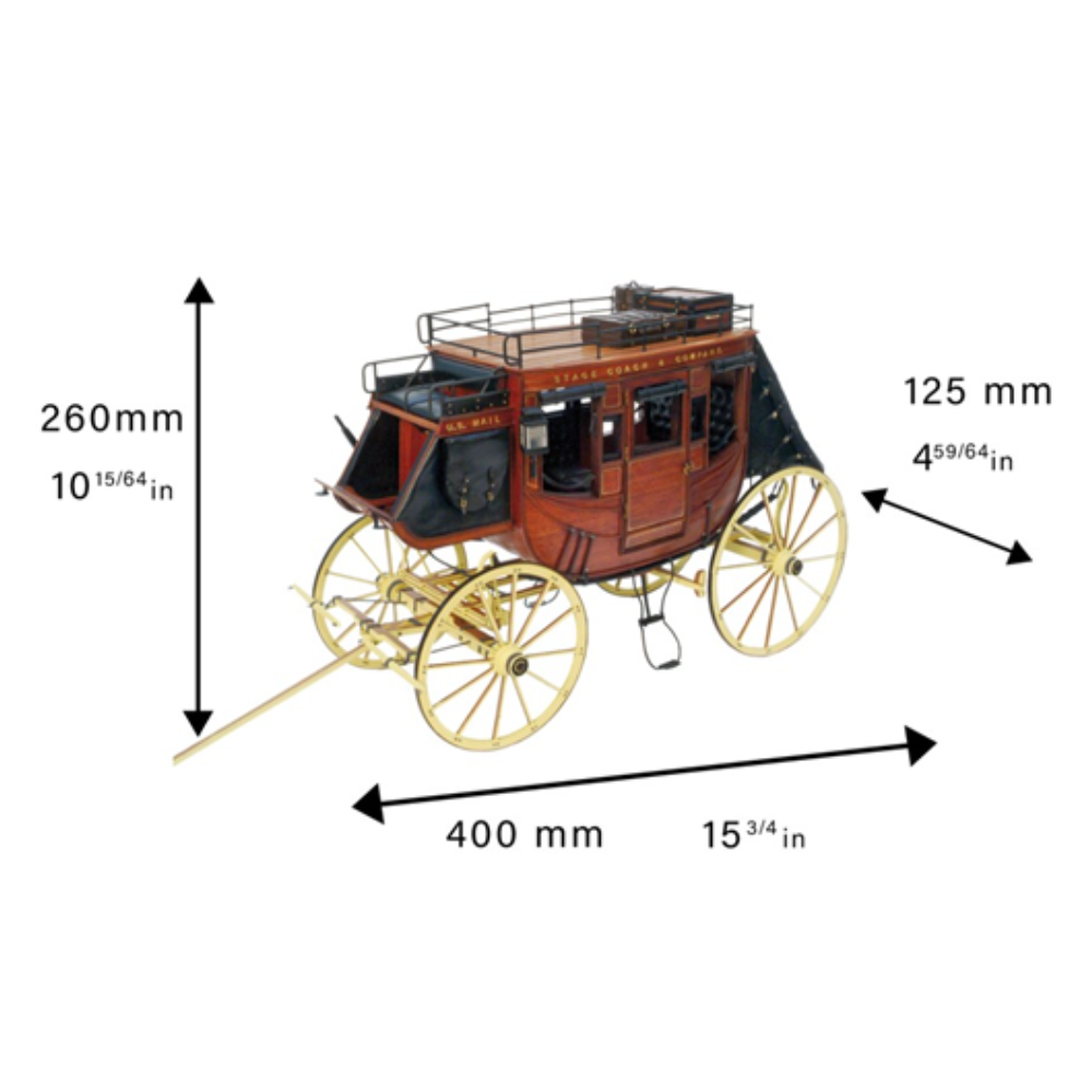 Wooden Kitset - Artesania Latina Stage Coach 1848 Heritage