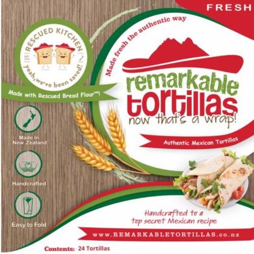 Remarkable - Tortilla 4.5inch Rescued Flour - 24PC